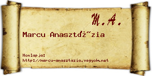 Marcu Anasztázia névjegykártya